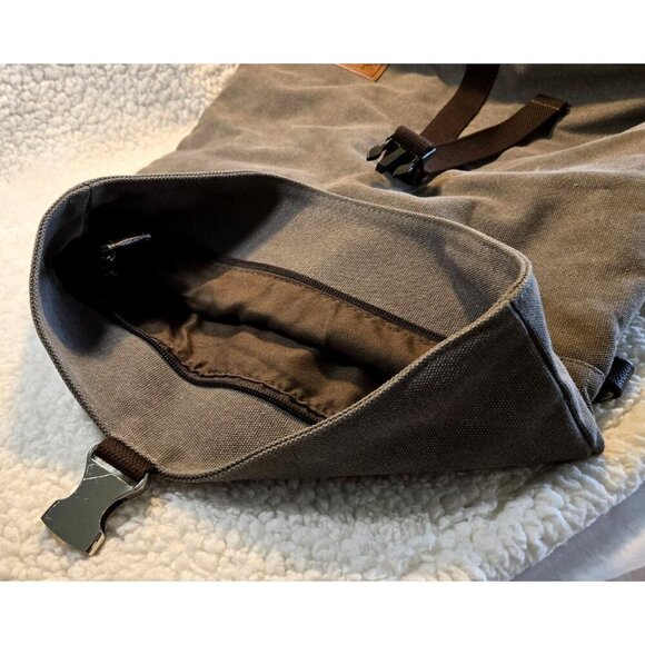 MyHozee Gray Canvas Interchangeable Shoulder Bag To Backpack w/Adjustable Strap - Picture 14 of 16